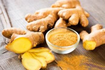 Emergency substances in ginger